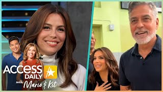 Eva Longoria Spills BehindTheScenes Details On George Clooneys Viral TikTok Debut [upl. by Ynohtnaleahcim]