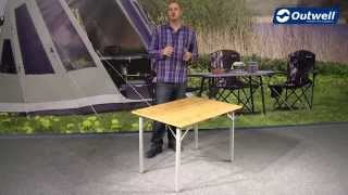 Outwell Camping Table Kamloops  Innovative Family Camping [upl. by Eymaj942]