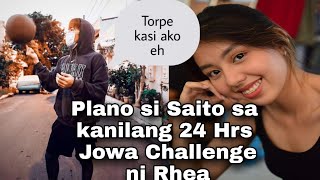 Masaya Saito Ibinahagi ang Gagawin niya sa 24 Hours Jowa Challenge nila ni Rhea Blessie Villegas [upl. by Gennie]