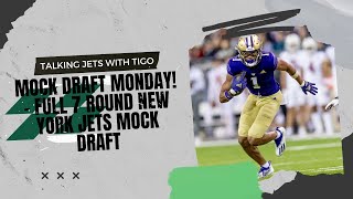 Mock Draft Monday  Full 7 Round New York Jets Mock Draft [upl. by Nottnerb]