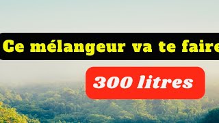 300 litres de contenance à faire grâce à ce mélangeur en cosmétique et savonnerie [upl. by Alben369]