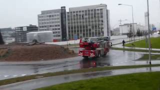 Berufsfeuerwehr Luzern  Einsatzfahrt Autodrehleiter [upl. by Etnahc816]