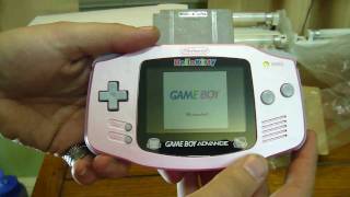 Gameboy Advance Unboxing Hello Kitty Vintage limited edition system [upl. by Chavez723]