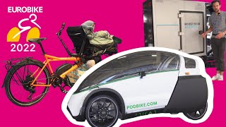 Podbike Frikar und neue Cargobikes auf der Eurobike 2022 [upl. by Loomis984]