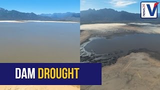 AERIAL FOOTAGE Largest Western Cape Dam down to 21 [upl. by Assyral]