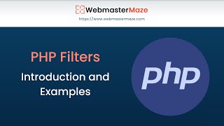 PHP Filters [upl. by Gerladina]