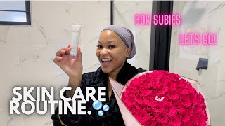 FINALLY  Let’s chit chat plus skin care routine  We are on 50k 🚀🚀Road to 100k Subbies [upl. by Rednas]