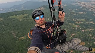 Volo dal pratino della Roncola per salutare il mio amico Michele [upl. by Lad809]