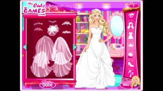 Wedding Barbie Dress Up Games [upl. by Nyrroc]