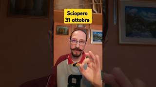 Sciopero 31 ottobre [upl. by Ruddy]