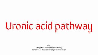 Uronic acid pathway  Biochemistry [upl. by Varney566]