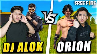 Dj Alok Vs Orion  Bhai Vs Bhai Clash Squad Battle Who Will Win  Garena Free Fire [upl. by Ydnew]