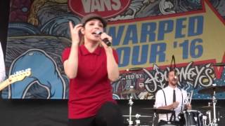 The Interrupters  Havent Seen The Last Of Me  Liberty Live at Vans Warped Tour 2016 [upl. by Oiluig790]