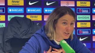 Pt 14 Chelsea boss Bompastor happy with 52 win over Spurs [upl. by Lada]