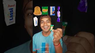 Chocolate ASMR 😲🍫🍬 Kaccha mango bite challenge shorts candy ytshortsindia [upl. by Ennairak]