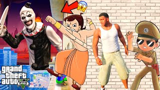 SERBIAN DANCING LADY Play Snow Ramp With Franklin Nobita Oggy amp Venompool  In Gta V [upl. by Renferd211]