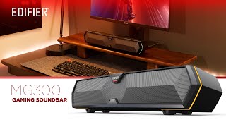 Edifier MG300  Table Top USB Bluetooth Gaming Soundbar [upl. by Arukas608]