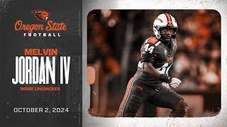 Oregon State Football Interview Melvin Jordan IV 10224 [upl. by Duwalt]