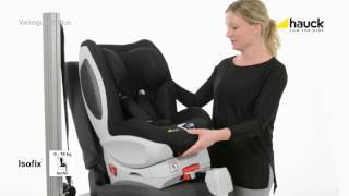 hauck Varioguard Plus Car Seat Isofix Installation [upl. by Rosel]