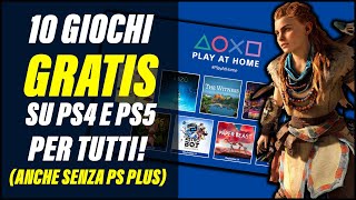 PS4PS5 10 GIOCHI GRATIS ADESSO PER TUTTI SENZA PLUS [upl. by Charmaine]