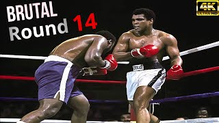 Muhammad Ali vs Joe Frazier III  Round 14 The Most Brutal In History  THE THRILLA IN MANILA [upl. by Koa]