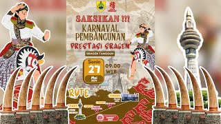 LIVE  Karnaval Pembangunan Dalam Rangka Hari Jadi Ke278  AlunAlun Sragen [upl. by Kroy]