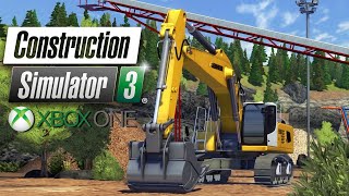 Starting a Construction Company for Profit  Construction Simulator 3 Gameplay  Xbox One [upl. by Yessydo]