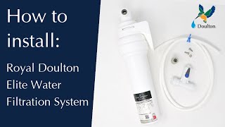 How to install Royal Doulton® ELITE Water Filtration System in under 3 minutes [upl. by Enilrac]