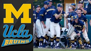 Michigan vs 1 UCLA Super Regional Game 3  College Baseball Highlights [upl. by Phyl845]