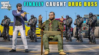 GTA 5  FINALLY MICHAEL CAUGHT DRUG BOSS  BB GAMING [upl. by Evers291]