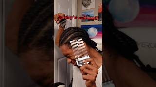 Why do braids itch so much afro curls curlyhair hairstyles braids afrohairstyles blackhair [upl. by Shellie5]