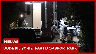 Dode bij schietpartij op sportpark [upl. by Arleen]