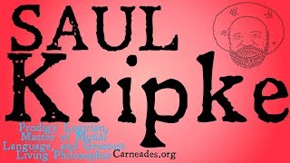 Who Is Saul Kripke Greatest Living Philosopher [upl. by Ellersick]