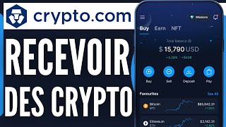 Comment Recevoir Des Crypto Sur CryptoCom  En 2025 [upl. by Ynnavoig]