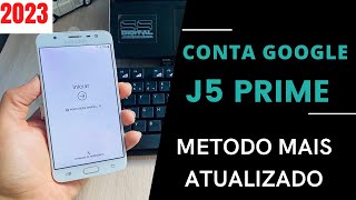 ATUALIZADO REMOVER CONTA GOOGLE J5 RIME  J7 PRIME SEM PC EM 2023 [upl. by Chien]