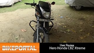 Hero Honda CBZ Xtreme User Review  great mileage  Bikeportal [upl. by Ssirk145]