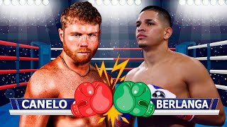 CANELO ALVAREZ VENCE A BERLANGA POR EL TITULO SUPERMEDIANO  REY DEPORTIVO [upl. by Leibarg]