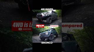 Toyota 4Runner vs Ford Bronco offroad comparison which one is better [upl. by Hamner]