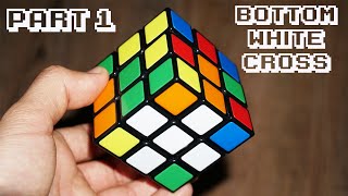 How to Solve a Rubiks Cube  Part 1  White Cross Easiest Method [upl. by Ettennad]