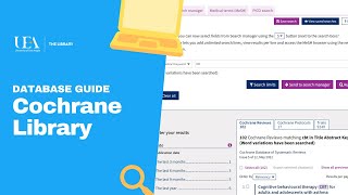 Cochrane Library Database Guide [upl. by Delp]