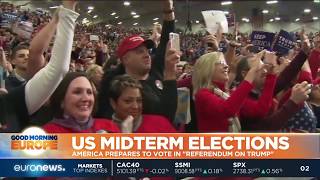 US midterms 2018 campaigning stops and voting starts in the most important midterms in a generation [upl. by Cirdet632]