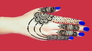 mehandi designs new latest  mehandi lagane ka tarika [upl. by Australia435]