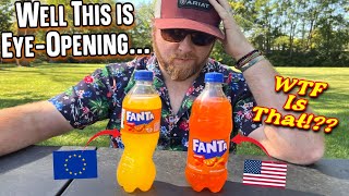 European vs American FANTA Comparison amp Taste Test Shocking Quality DIFFERENCE [upl. by Rebm]