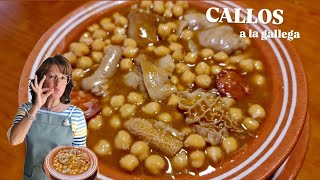 CALLOS a la GALLEGA 🔥Deliciosos callos con garbanzos👌 [upl. by Ocko]