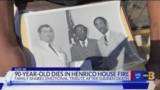 Family remembers 90yearold man who died in Henrico house fire [upl. by Kachine]