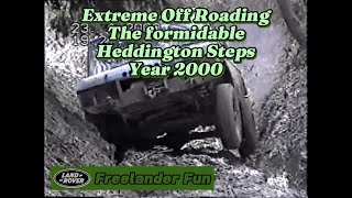 Extreme Off Roading Heddington Steps Wiltshire Y 2000 [upl. by Grizel591]