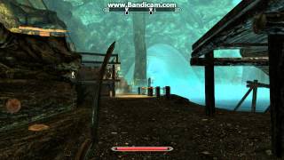 TES V Skyrim Secret entrance to Brinewater Grotto Gulum Ei killed by accident [upl. by Abas]