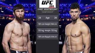 Magomed Ankalaev vs Johnny Walker Full Fight  294 UFC Fight Of The Night [upl. by Inez]