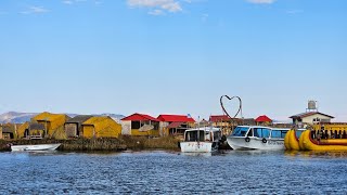 Floating Islands Lake Titikaka [upl. by Donielle]