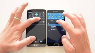 LG G3 vs Samsung Galaxy S5 confronto da TuttoAndro [upl. by Esirahs519]